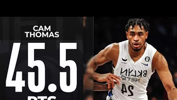 Cam Thomas Drops Back To Back 40-PT Games 🔥 | February 6, 2023