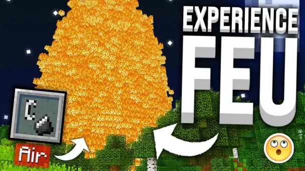 SI L'AIR PRENAIT FEU DANS MINECRAFT ?! - EXPERIENCE