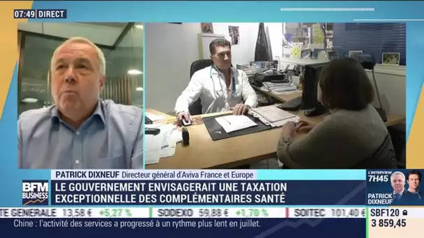 Patrick Dixneuf (Aviva) : Vers une taxation exceptionnelle des complémentaires santé ?