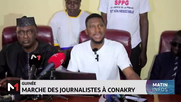 Guinée: Marche des journalistes à Conakry
