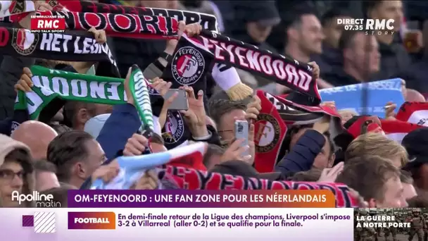 OM-Feyenoord : une fan zone pour les néerlandais