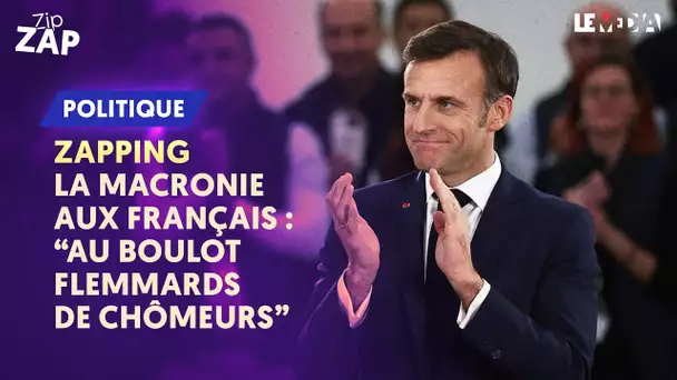 LA MACRONIE AUX FRANÇAIS : « AU BOULOT, FLEMMARDS DE CHÔMEURS »