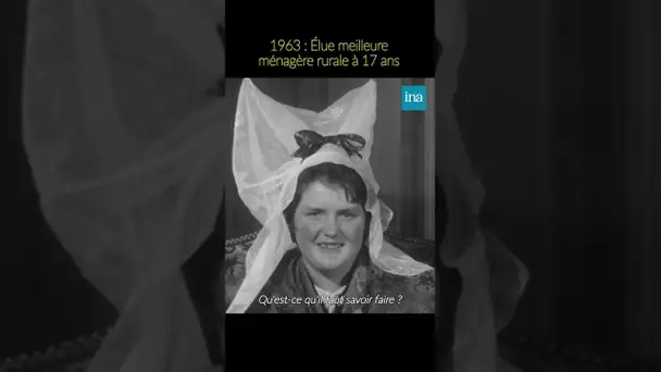 Marie-Hélène, 17 ans et meilleure ménagère ! 🥇 #INA #shorts