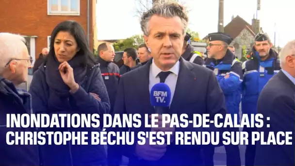 Inondations dans le Pas-de-Calais: Christophe Béchu était sur place