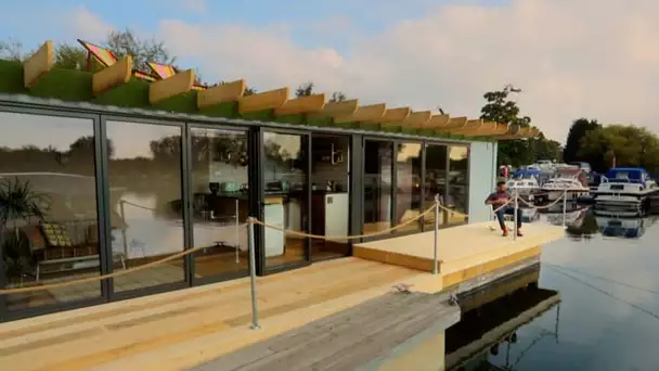 Quand un container devient une magnifique maison sur l'eau