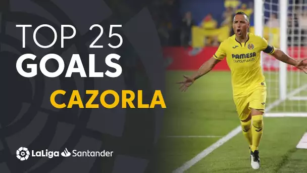 TOP 25 GOALS Santi Cazorla en LaLiga Santander