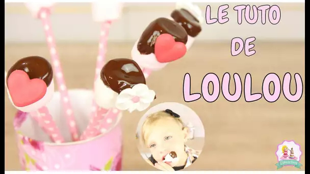 ♡• CUISINE POUR LES PETITS - SUCETTES CHAMALLOW CHOCOLAT •♡