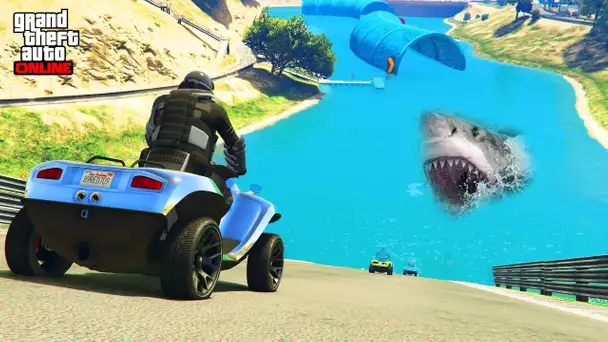 COURSE MAGNIFIQUE QUAD QUI ROULE SUR L&#039;EAU - GTA 5 ONLINE