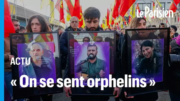 «On est orphelins» : des milliers de personnes aux funérailles des Kurdes assassinés rue d’Enghien