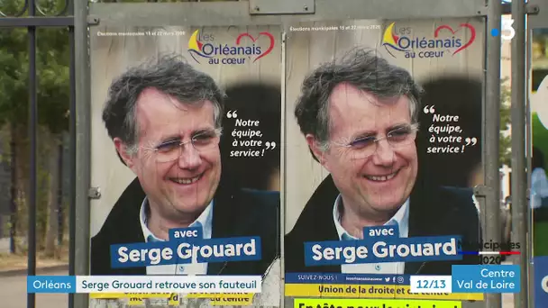 Municipales 2020 : l'ancien maire Serge Grouard largement élu à Orléans