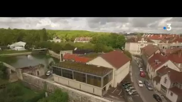 Besançon et ses forts : la gare d&#039;eau filmée depuis un drone