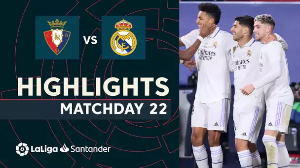 Resumen de CA Osasuna vs Real Madrid (0-2)