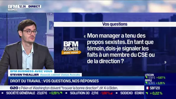 Votre manager a tenu des propos sexistes ? On vous dit quoi faire