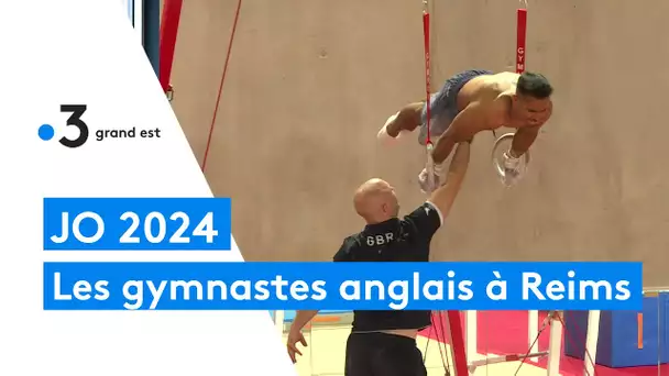 JO 2024 les athlètes anglais de gymnastique artistique s'entrainent à Reims