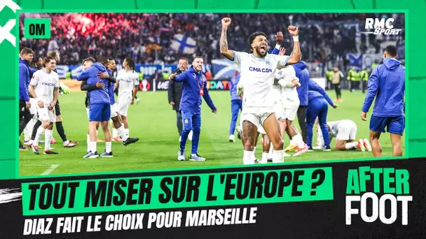 "L'OM doit tout miser sur l'Europe" affirme Diaz (Charbonnier pas d'accord)