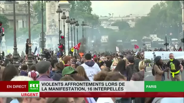 Affrontements entre manifestants et forces de l’ordre lors de la mobilisation des soignants à Paris