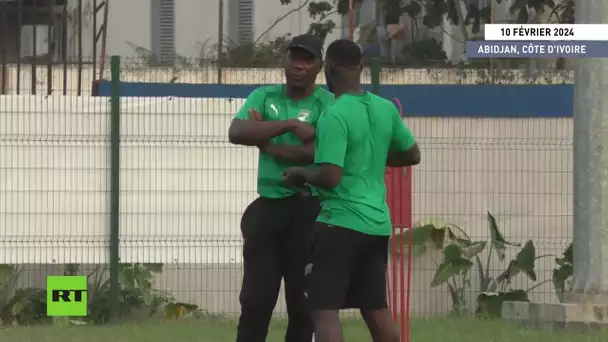 La Côte d'Ivoire et le Nigeria s'entraînent avant la finale de AFCON 2023