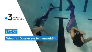 Le mermaiding à Orléans : nager comme une sirène, c'est possible !
