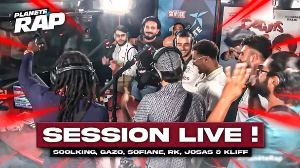 SESSION LIVE avec Soolking, Gazo, RK, Sofiane, Josas & Kliff ! #PlanèteRap