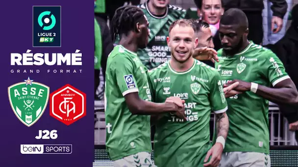 Résumé : Saint-Etienne s'offre Annecy et grimpe sur le podium !