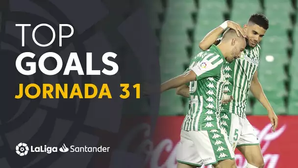 Todos los goles de la jornada 31 de LaLiga Santander 2019/2020