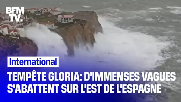 Tempête Gloria: d'immenses vagues s'abattent sur l'est de l'Espagne