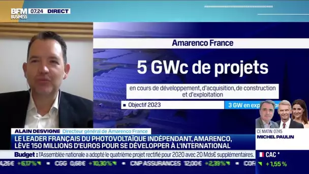Alain Desvigne (Amarenco France): Amarenco France lève 150 millions d'euros