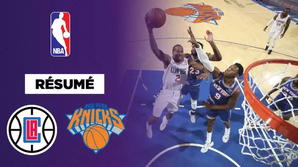 🏀 Résumé VF - NBA : Les Knicks finissent par craquer face aux Clippers