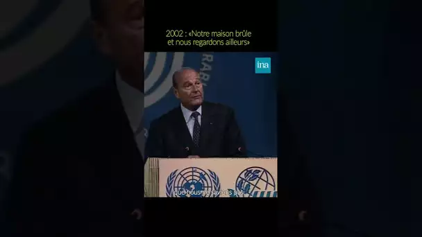 Jacques Chirac sur le réchauffement climatique 🔥 #INA #shorts