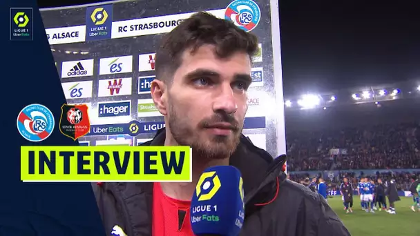 Interview de fin de match : RC STRASBOURG ALSACE - STADE RENNAIS FC (2-1) / 2021-2022