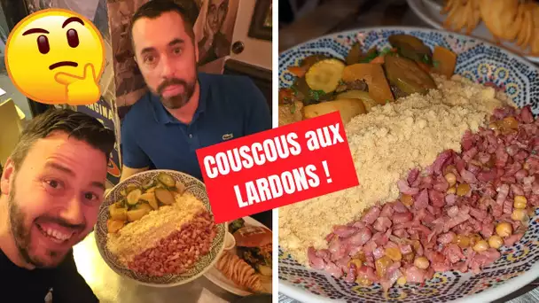 On teste un COUSCOUS aux LARDONS! SCANDALE? - VLOG 1304