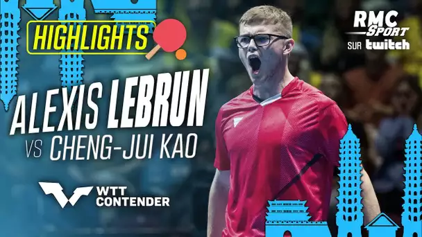 Résumé Contender WTT Taiyuan : A.Lebrun-Kao, le Français s'est-il hissé en demi-finale ?