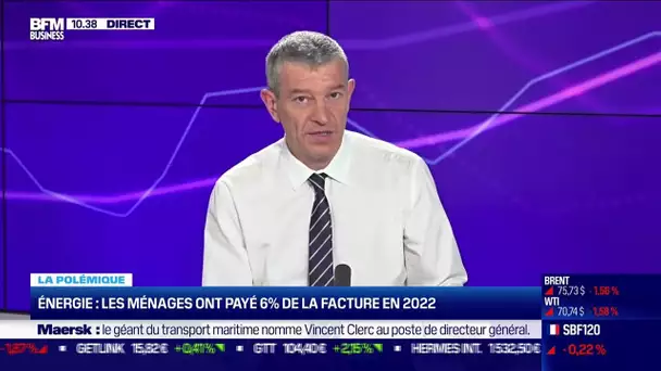 Nicolas Doze : Les ménages ont payé 6% de la facture énergétique en 2022