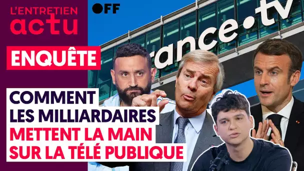 TÉLÉVISION PUBLIQUE : COMMENT VOTRE ARGENT FINANCE HANOUNA, BOLLORÉ ET LES RICHES AMIS DE MACRON