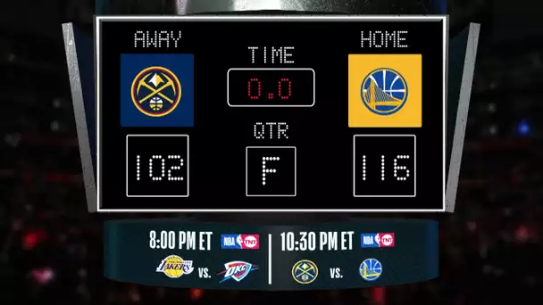Lakers @ Thunder LIVE Scoreboard - Join the conversation & catch all the action on #NBAonTNT!