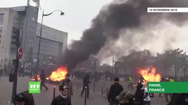 Paris : la place d’Italie devient le théâtre d'affrontements entre police et manifestants