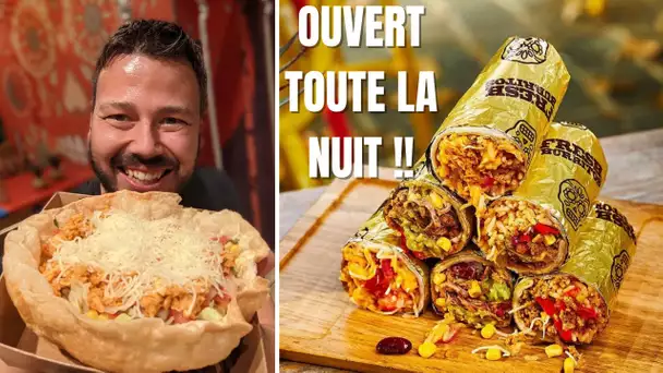 Un FAST FOOD ouvert TOUTE la NUIT? Burritos, tacos, ... - VLOG 1255