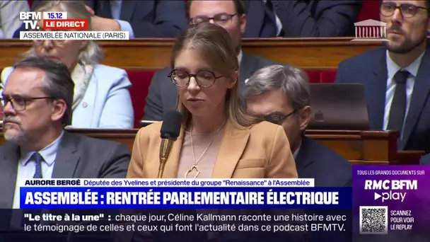 Aurore Bergé: "On loue la vertu de celui qui reconnait des faits de violences conjugales"