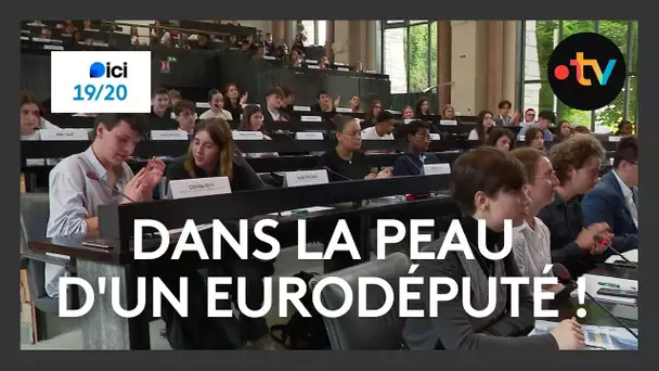 Des lycéens dans la peau d'un eurodéputé à Poitiers