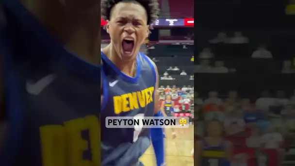 NBA Champion Peyton Watson Throws It Down with AUTHORITY ‼️ | #Shorts