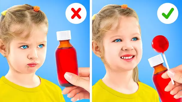 ENFANTS VS DOCTEUR ! ASTUCES D'URGENCE POUR LES PARENTS ET IDÉES DIY COOLS