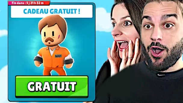 SKIN GRATUIT MR BEAST SUR STUMBLE GUYS !