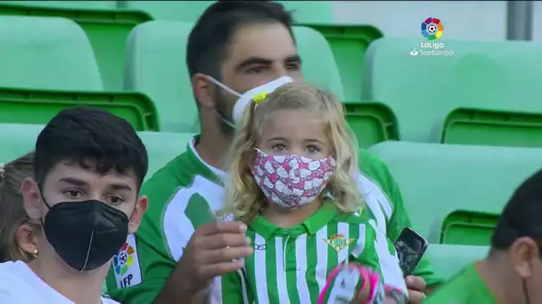 Calentamiento Real Betis vs Cádiz CF