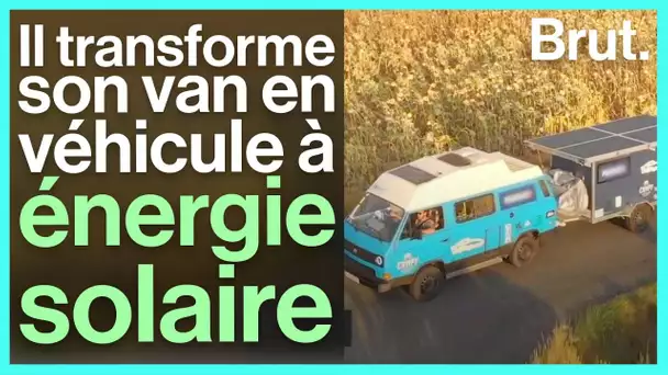 Rémi s'est engagé dans un tour de France propulsé à l'énergie solaire