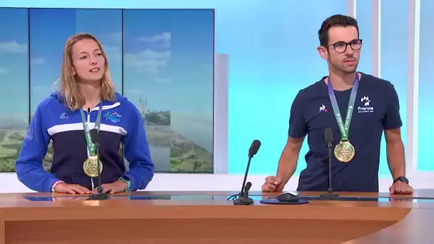 Les témoignages de Théo Moreau et Marie Rivereau, médaillés d'or aux Deaflympics