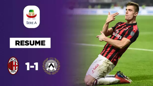 Serie A : Piatek buteur, mais Milan accroché par l'Udinese !