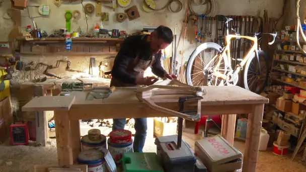 Ad'Oc : les vélos en bois Gastaboy crées par Eddy Jeantet à Villeveyrac dans l'Hérault