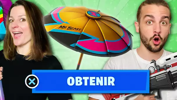 ON A GAGNE LE PARAPLUIE DE MRBEAST SUR FORTNITE !