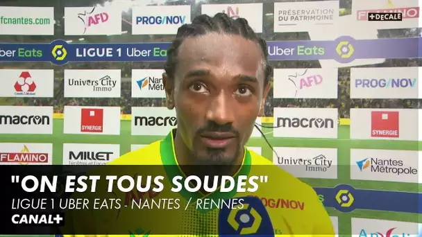 S. Moutoussamy : "on est tous soudés" - Ligue 1 Uber Eats Nantes / Rennes J36