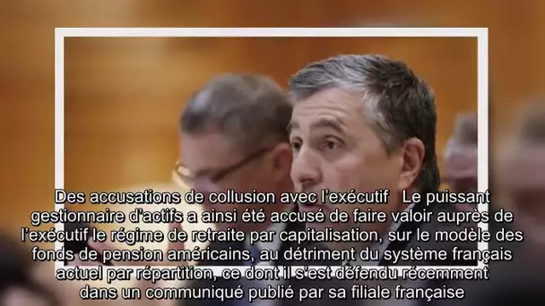 ✅  La Légion d’honneur accordée au patron de BlackRock France critiquée